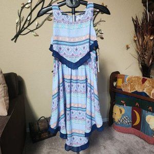 NWT ObSess Girls colorful dress sz XL